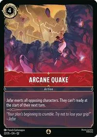 Arcane Quake (Illumineer's Quest: Palace Heist) — Lorcana TCG Card Value