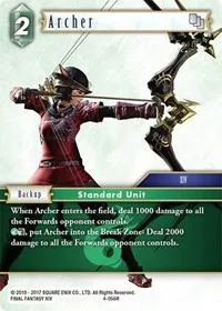 Archer (Opus IV) — Final Fantasy TCG Card Value