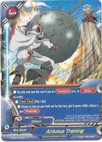 Arduous Training (Shadow VS Hero) — Future Card BuddyFight Card Value