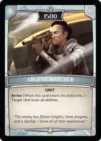 Argent Watcher (Betrayal)