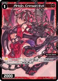 Ariton Crimson Evil Parallel Foil (Welcome Back Diva -selector-)