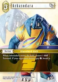 Arkasodara (Dawn of Heroes) — Final Fantasy TCG Card Value