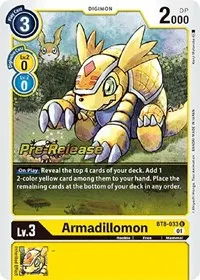 Armadillomon (New Awakening Pre-Release Cards)