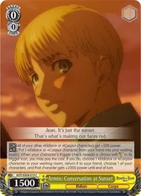 Armin Conversation at Sunset (Attack On Titan: Final Season)