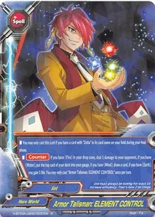 Armor Talisman ELEMENT CONTROL (LVL Up! Heroes & Adventurers!) — Future Card BuddyFight Card Value