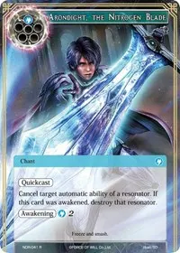 Arondight the Nitrogen Blade (New Dawn Rises)