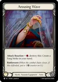 Arousing Wave (Blitz Deck: Part the Mistveil - Nuu) — Flesh & Blood TCG Card Value
