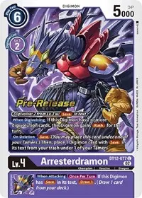 Arresterdramon (Across Time Pre-Release Cards)