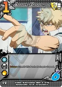 Arrogant Disposition (UniVersus: My Hero Academia)