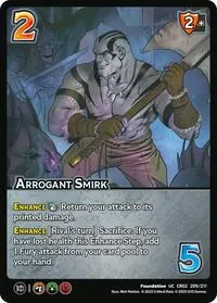 Arrogant Smirk (Critical Role: Heroes of Exandria)