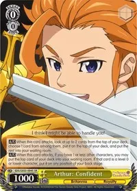 Arthur Confident SR (The Seven Deadly Sins)