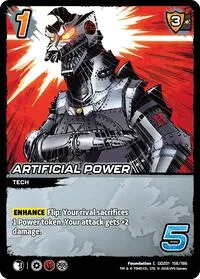 Artificial Power (Godzilla: Reign of Kaiju) — UniVersus Card Value
