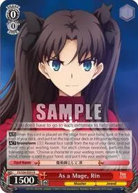As a Mage Rin (Fate/stay night [Unlimited Blade Works])