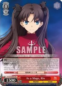As a Mage Rin SR (Fate/stay night [Unlimited Blade Works])