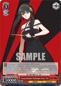 Assassination Technique User Yor SR (SPY x FAMILY)