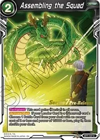 Assembling the Squad (Assault of the Saiyans Pre-Release Cards)