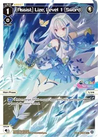 Assist Lize Level 1 Sword Parallel Foil (Collab Booster: Nijisanji Diva)
