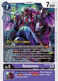 Astamon (Across Time Pre-Release Cards)
