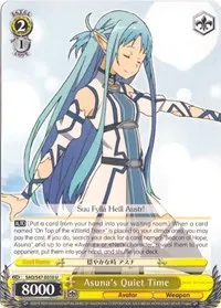Asunas Quiet Time (Sword Art Online Re: Edit)