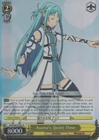 Asunas Quiet Time Parallel Foil (Sword Art Online II)