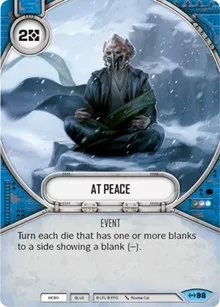 At Peace (Empire at War) — Star Wars Destiny Card Value