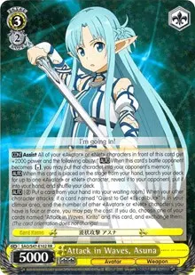 Attack in Waves Asuna (Sword Art Online Re: Edit)