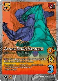 Attack Titans Haymaker Erens Determination (Attack On Titan: Origins of Power)