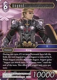 August (Resurgence of Power) — Final Fantasy TCG Card Value