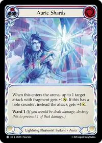 Auric Shards Red (Armory Deck: Zyggy) — Flesh & Blood TCG Card Value