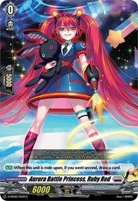 Aurora Battle Princess Ruby Red (D-SD05: Tomari Seto -Aurora Valkyrie-) — Cardfight Vanguard Card Value