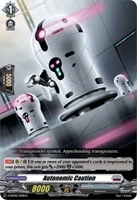 Autonomic Caution (D-SD05: Tomari Seto -Aurora Valkyrie-) — Cardfight Vanguard Card Value