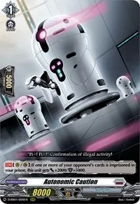 Autonomic Caution (D-SS01: Festival Collection 2021) — Cardfight Vanguard Card Value