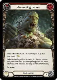Awakening Bellow Red (Hero Deck: Rhinar)