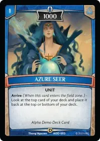 Azure Seer (Alpha Demo Intro Decks)