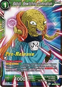 Babidi Bewitching Domination (Supreme Rivalry Pre-Release Cards)