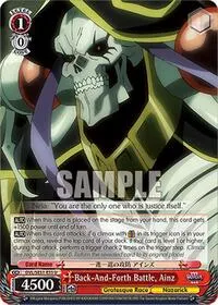 Back And Forth Battle Ainz (Nazarick: Tomb of the Undead Vol.3 Extra Booster)