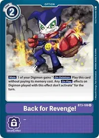 Back for Revenge (Release Special Booster 1.0)