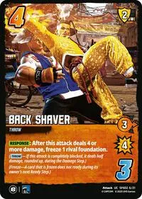 Back Shaver (Challenger Series: Street Fighter 6) — UniVersus Card Value