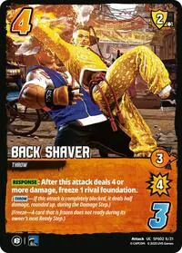 Back Shaver (Challenger Series: Street Fighter 6)