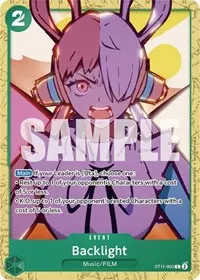 Backlight Starter Deck 11 Uta Deck Battle (One Piece Promotion Cards)