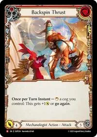 Backspin Thrust (Super Slam) — Flesh & Blood TCG Card Value
