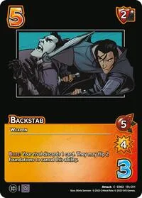 Backstab (Critical Role: Heroes of Exandria) — UniVersus Card Value
