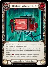 Backup Protocol RED (Bright Lights) — Flesh & Blood TCG Card Value