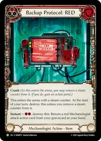 Backup Protocol RED (GEM Pack 3) — Flesh & Blood TCG Card Value