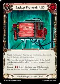 Backup Protocol RED Red (Armory Deck: Dash)