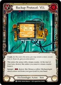 Backup Protocol YEL (Bright Lights) — Flesh & Blood TCG Card Value