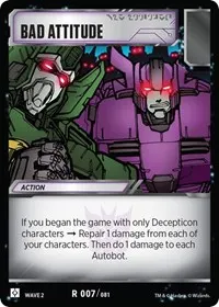 Bad Attitude (Rise of the Combiners)