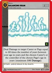 Balancing Beam (Cryptid Nation: Kickstarter Edition)