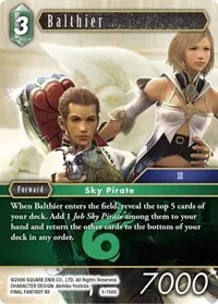 Balthier (Opus V) — Final Fantasy TCG Card Value