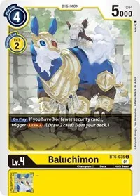 Baluchimon (Double Diamond) — Digimon Card Game Card Value
